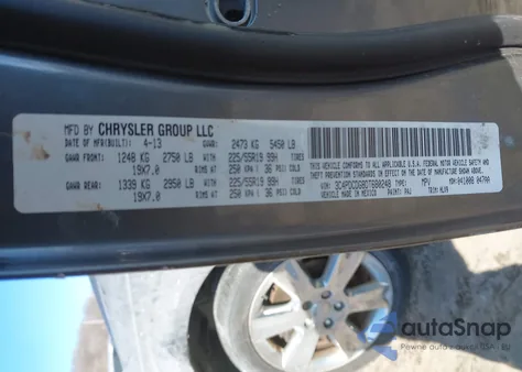 2013 Dodge Journey Crew z USA, uszkodzony, nr VIN 3C4PDCDG8DT680248